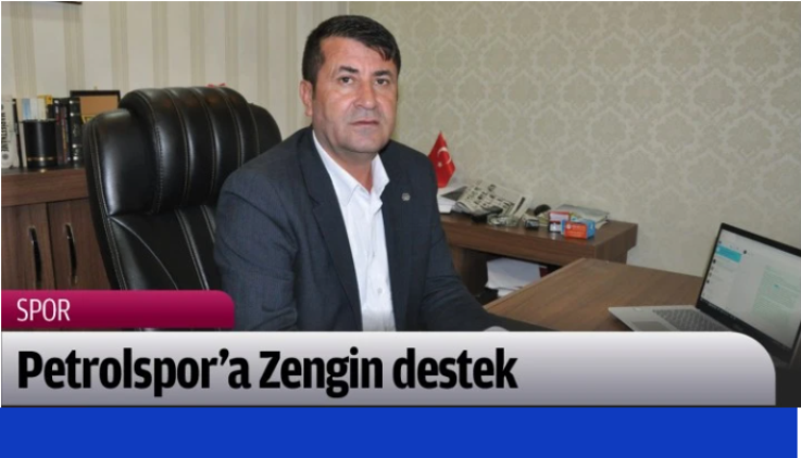 Mahsum Zengin, Batman Petrolspor’a Maddi Destek Sağladı